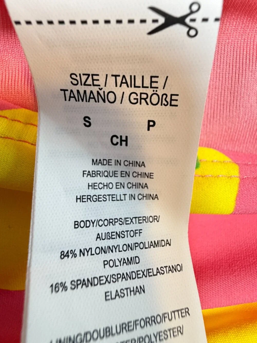 KATE SPADE Sea Star Lemon Bikini Set Swimsuit Pink S/M NWOT